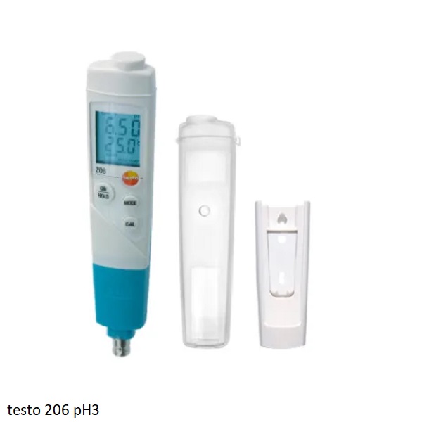 Dụng cụ đo PH testo 206 pH3