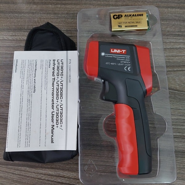 Nhiệt kế hồng ngoại UNI-T UT301C + Nhiệt kế hồng ngoại UNI-T UT301C +