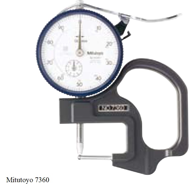 Thước đo độ dày kiểu cơ Mitutoyo 7360