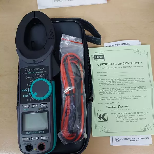 Đồng hồ kẹp kỹ thuật số AC / DC KYORITSU 2056R