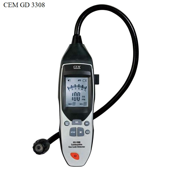 Máy dò rò rỉ khí dễ cháy CEM GD 3308