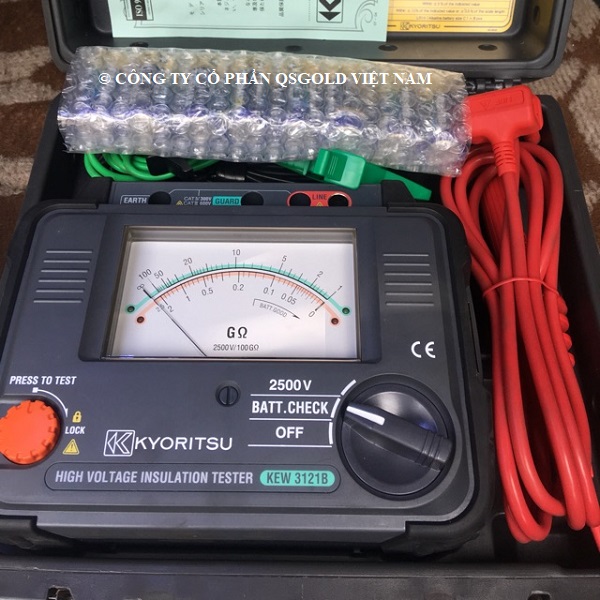 Máy kiểm tra cách điện cao áp Kyoritsu 3121B Máy kiểm tra cách điện cao áp Kyoritsu 3121B