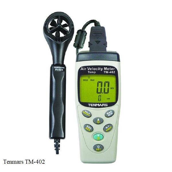 Máy đo vận tốc nhiệt độ không khí Tenmars TM-402