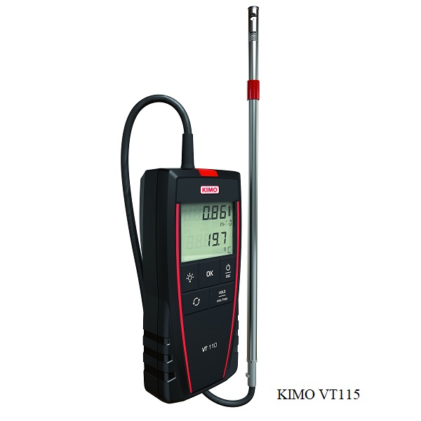 Máy đo tốc độ gió KIMO VT115