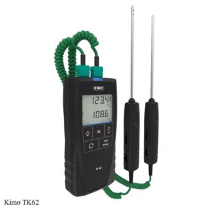 Máy đo nhiệt độ tiếp xúc hai kênh Kimo TK62