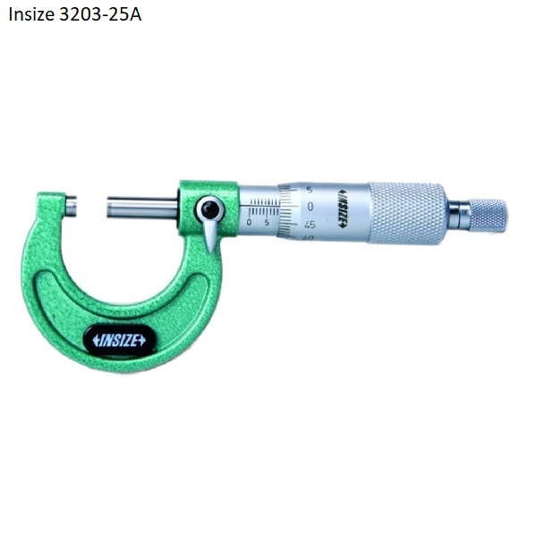 Panme đo ngoài 0-25mm Insize 3203-25A
