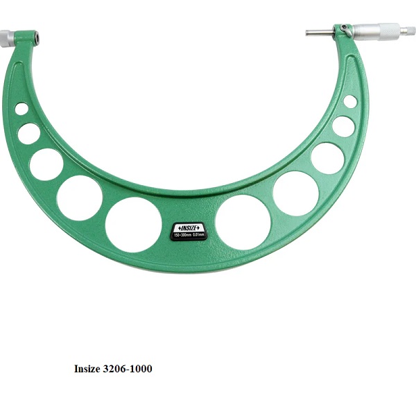 Panme cơ đo ngoài 1000mm Insize 3206-1000