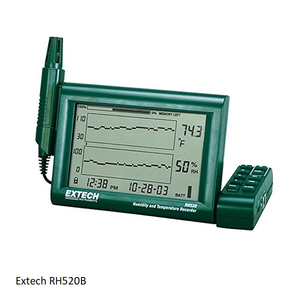 Máy ghi biểu đồ nhiệt độ độ ẩm Extech RH520B