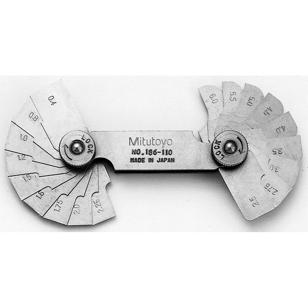 Mitutoyo 186-110 dưỡng đo bán kính Mitutoyo 186-110 dưỡng đo bán kính