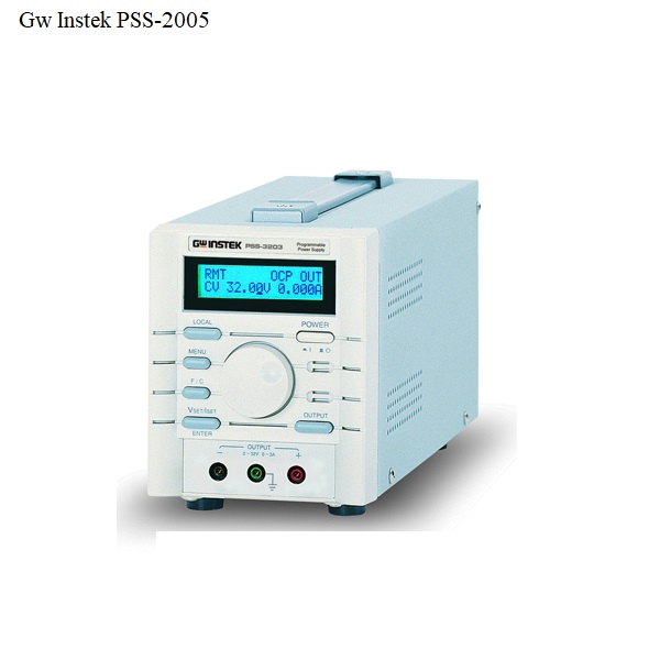 Bộ nguồn DC tuyến tính Gw Instek PSS-2005