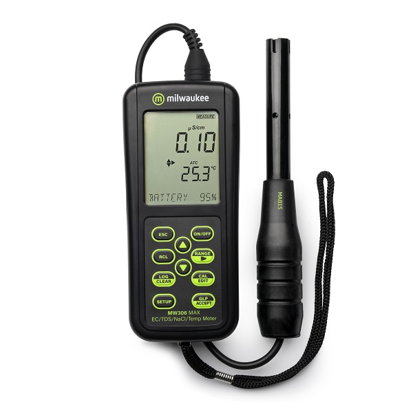 MW306 Máy đo EC độ mặn TDS nhiệt độ Milwaukee MW306