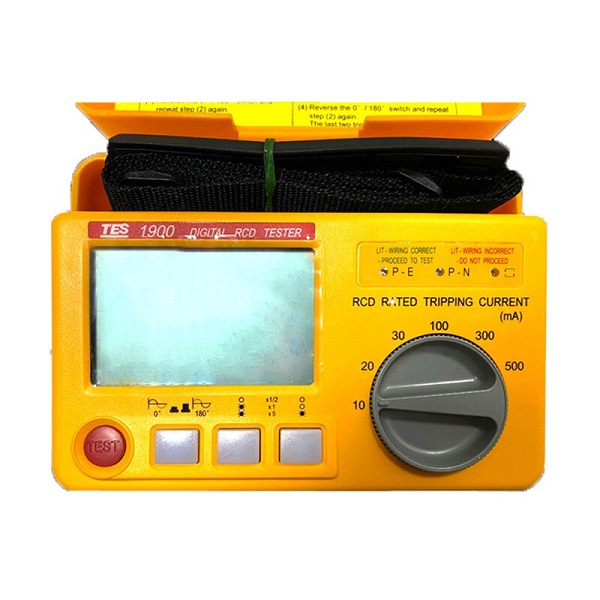 TES-1900 Máy kiểm tra RCD TES TES-1900