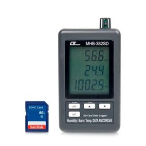Máy ghi nhiệt độ-độ ẩm-áp suất Lutron MHB-382SD