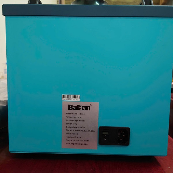 may-hut-khoi-thiec-Bakon-BK261-b Máy hút khói thiếc 100W Bakon BK261