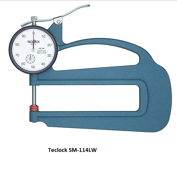 Đồng hồ đo độ dày vật liệu Teclock SM-114LW