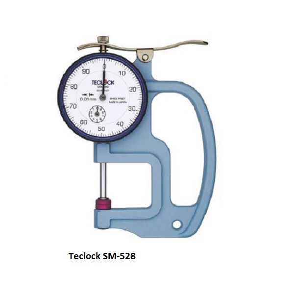 Đồng hồ đo độ dày vật liệu Teclock SM-528