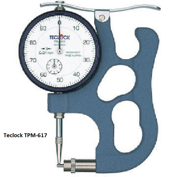 Teclock-TPM-617 Đồng hồ đo độ dày ống Teclock TPM-617