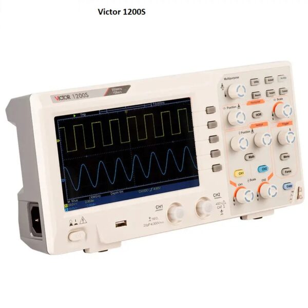 Victor-1200S Máy hiện sóng số để bàn Victor 1200S