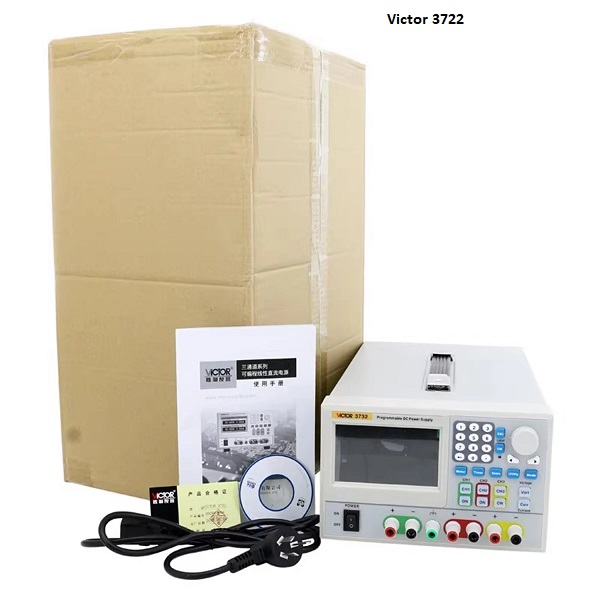 Bộ nguồn tuyến tính 2 kênh Victor 3722