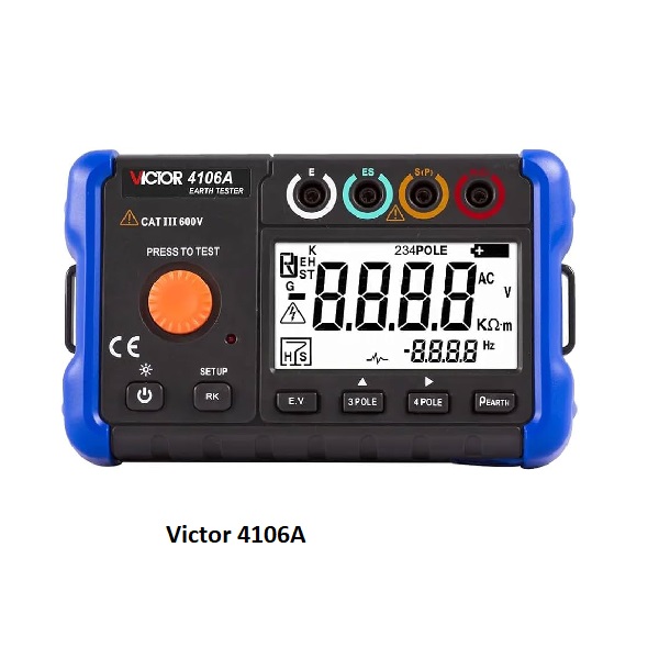 Victor-4106A Đồng hồ đo điện trở đất Victor 4106A