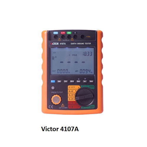 Victor-4107A Đồng hồ đo điện trở đất Victor 4107A
