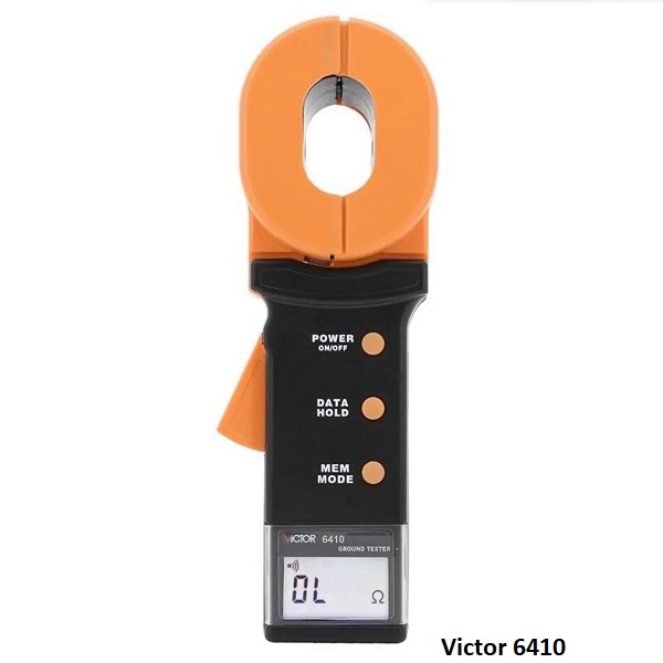 Ampe kìm đo điện trở đất Victor 6410
