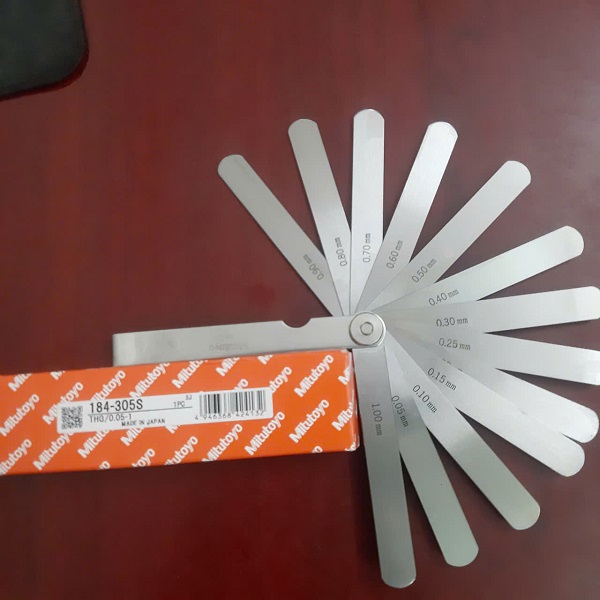 Mitutoyo-184-305S-a Dưỡng đo khe hở 13 lá Mitutoyo 184-305S
