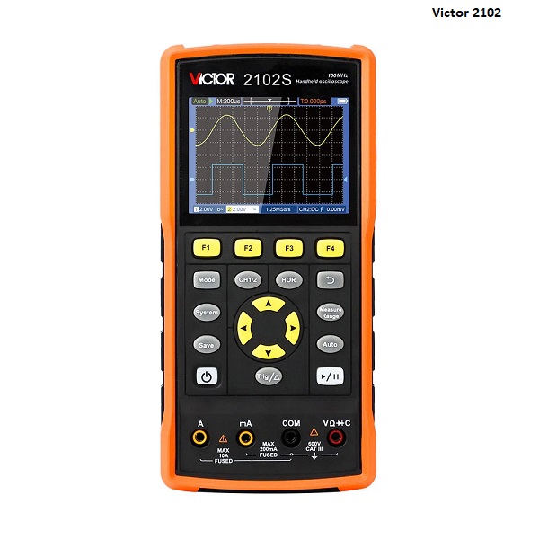 Victor-2102 Máy hiện sóng số cầm tay Victor 2102