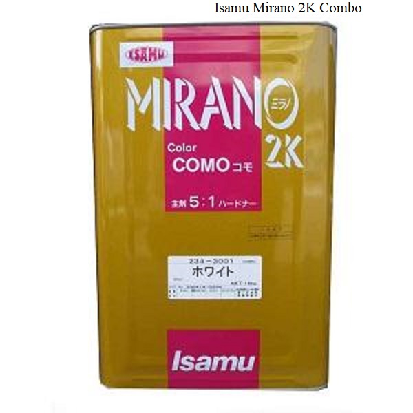 Sơn bóng nhựa Urethane Isamu Mirano 2K Combo