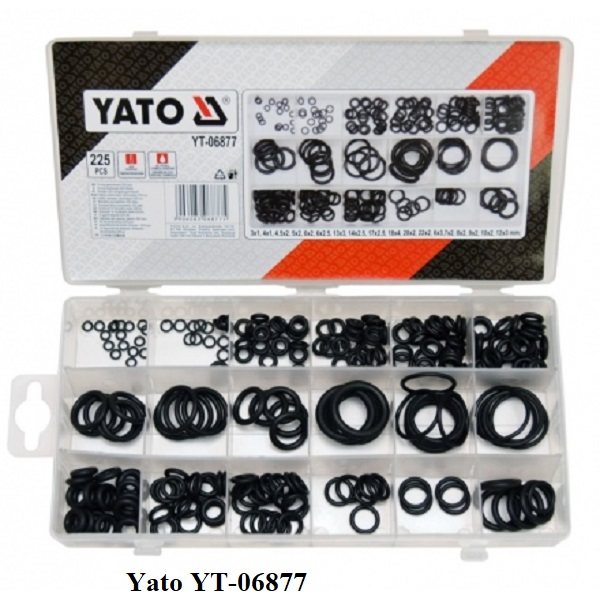 Bộ gioăng cao su 225 cái Yato YT-06877