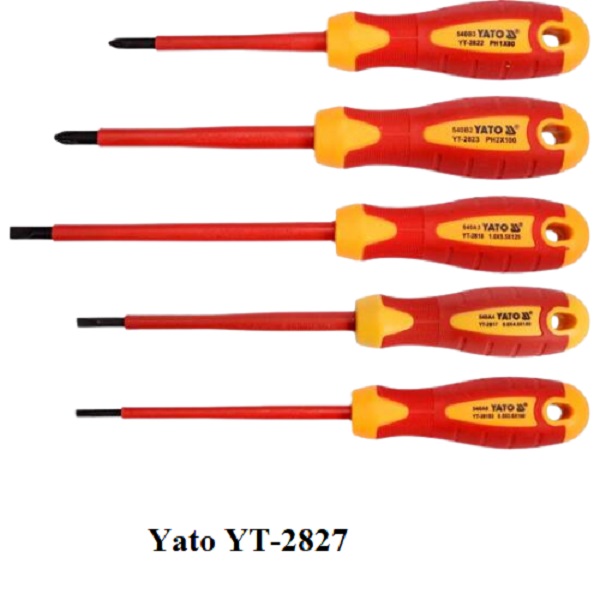 Bộ tuốc nơ vít cách điện Yato YT-2827