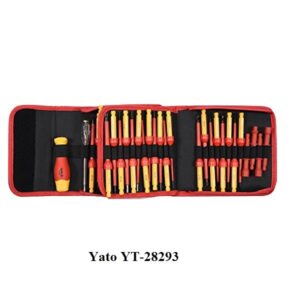 Bộ tuốc nơ vít cách điện Yato YT-28293