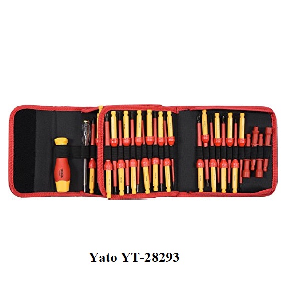 Bộ tuốc nơ vít cách điện Yato YT-28293