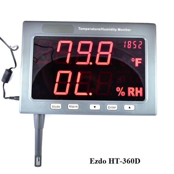 Máy đo nhiệt độ và độ ẩm Ezdo HT-360D