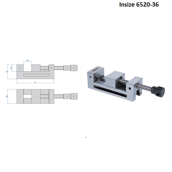 Ê tô độ chính xác cao Insize 6520-36
