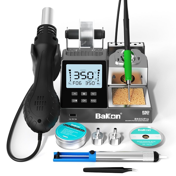 Trạm hàn và khò tích hợp Bakon BK602PRO